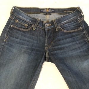 Lucky Brand Zoe Straight leg jeans size 0/25